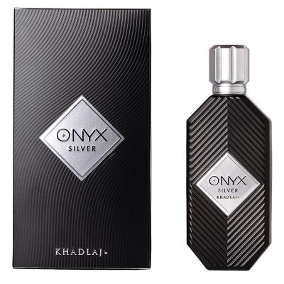 Khadlaj Onyx SILVER EDP for Men 3.4 Oz 100 Ml