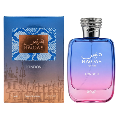 RASASI HAWAS LONDON EAU DE PARFUM FOR MEN 3.4 Oz 100 Ml