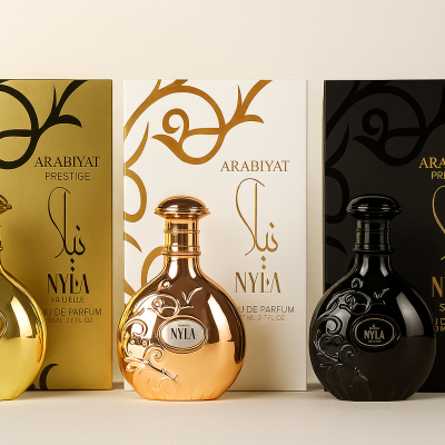 ARABIYAT PRESTIGE NYLA & NYLA VANI-ELLE  & NYLA SUEDE 2.7 Oz/ 80 Ml ORIGINAL PERFUMES UAE