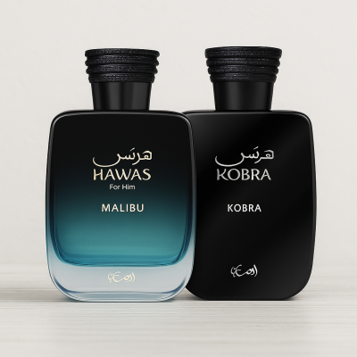 New Rasasi Hawas Kobra and Malibu Men's Eau de Parfum